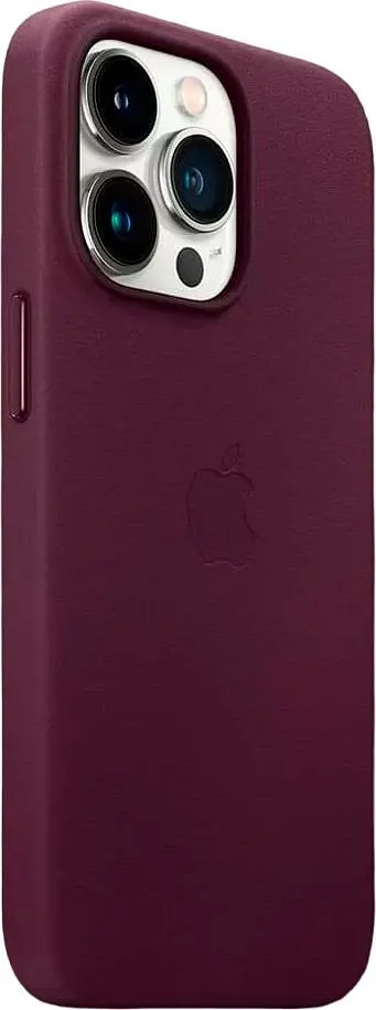 Чохол Leather Case с MagSafe для Apple iPhone 13 Pro Dark Cherry (MM1A3) [82270] - фото 3