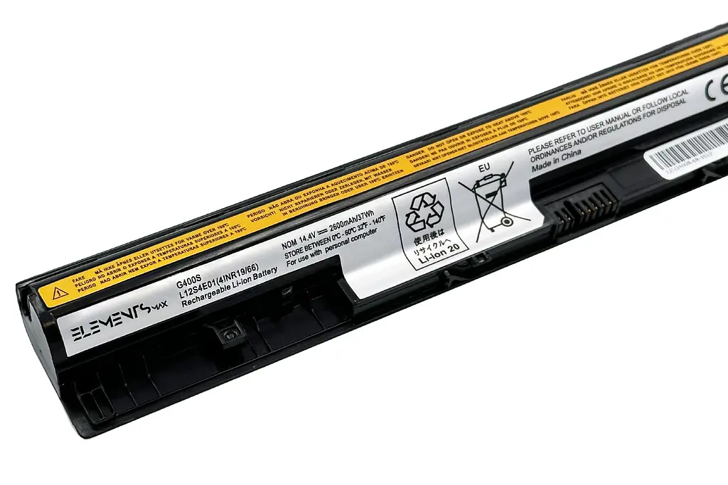 Акумулятор Elements для Lenovo IdeaPad G400s G405s G500s G505s G510s S410p S510p Z710p G50-30 G50-70 Z50-70 Z40-70 14.4V 2600 mAh (G400S-4S1P-2600) - фото 4