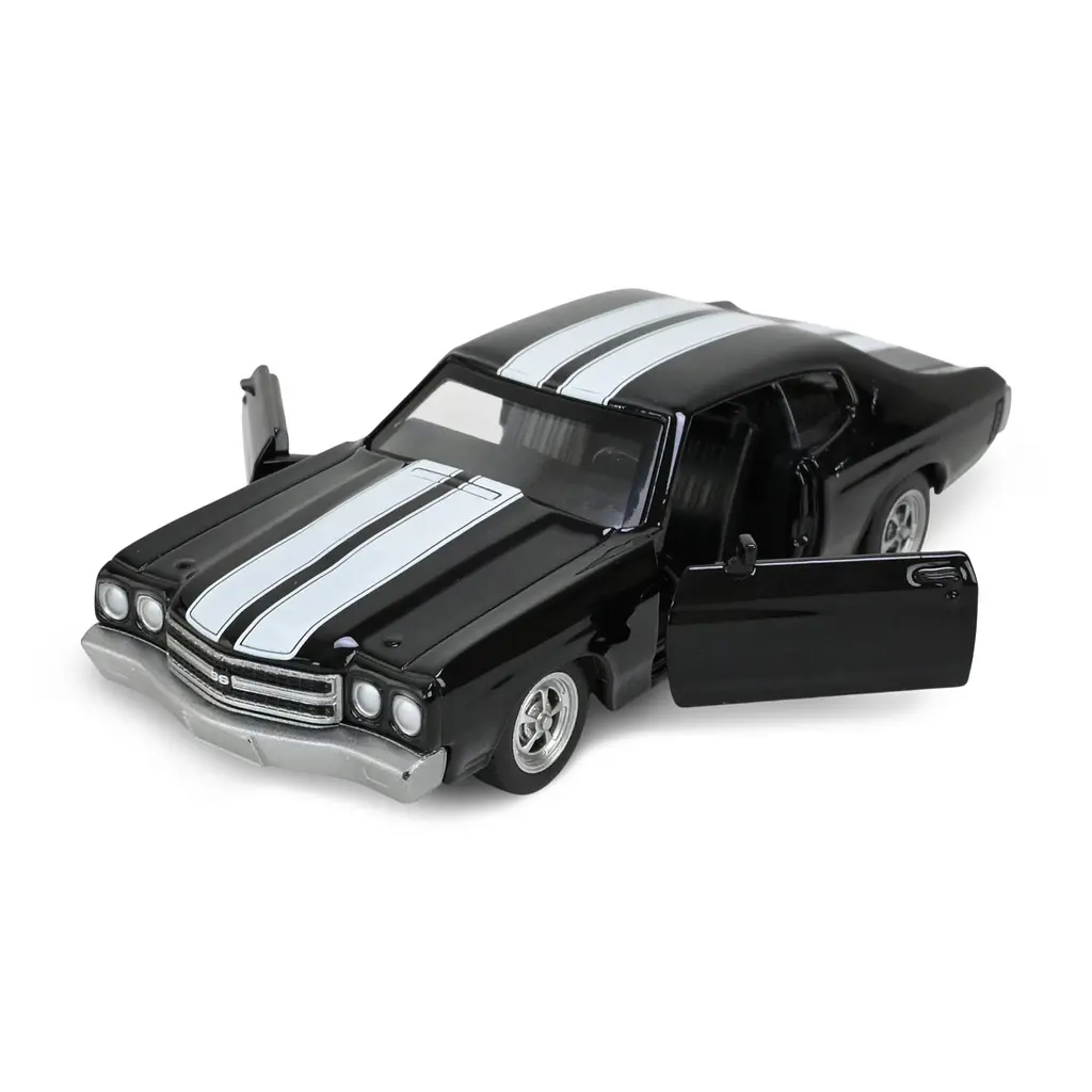 Іграшка Машина металева АВТОПРОМ Chevrolet Chevelle 454 10019 Чорний shop (6906231378229) - фото 3