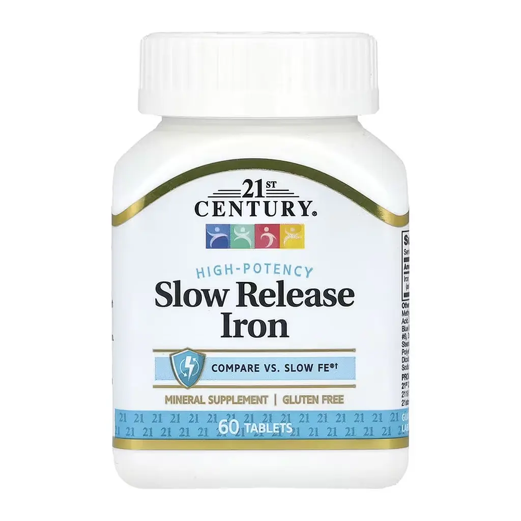 Залізо Iron Slow Release - 60 tabs