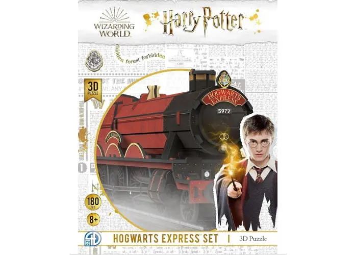 Пазл 4D Puzz 3D Хогвартский Экспресс Гарри Поттер Hogwarts Express Set 3D puzzle 180 эл. (4dpuz001) - фото 2