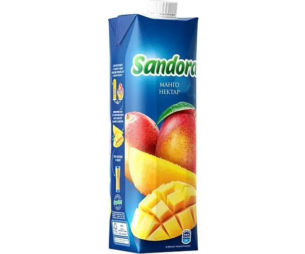 Sandora, 0,95 л, Нектар Манго натуральний Сандора - фото 2