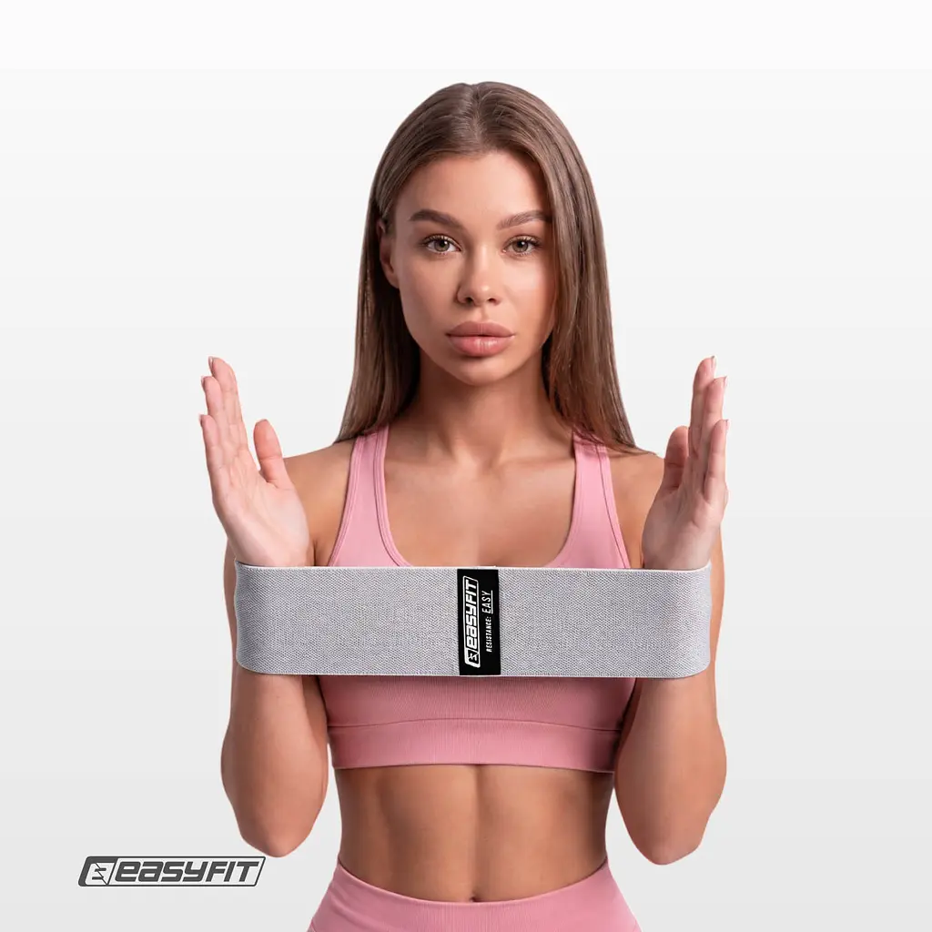 Тканинна гумка для фітнесу EasyFit EASY - фото 10