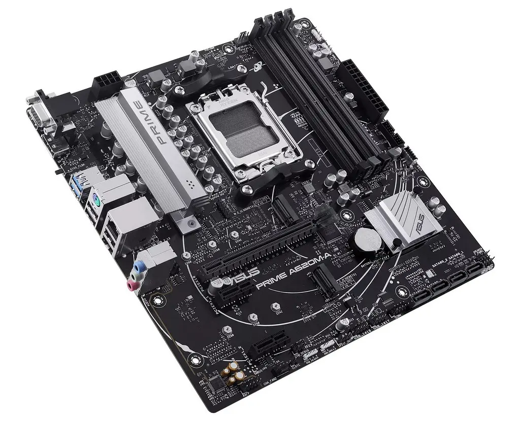 ASUS Материнська плата PRIME A620M-A-CSM sAM5 A620 4xDDR5 HDMI DP D-Sub mATX - фото 3