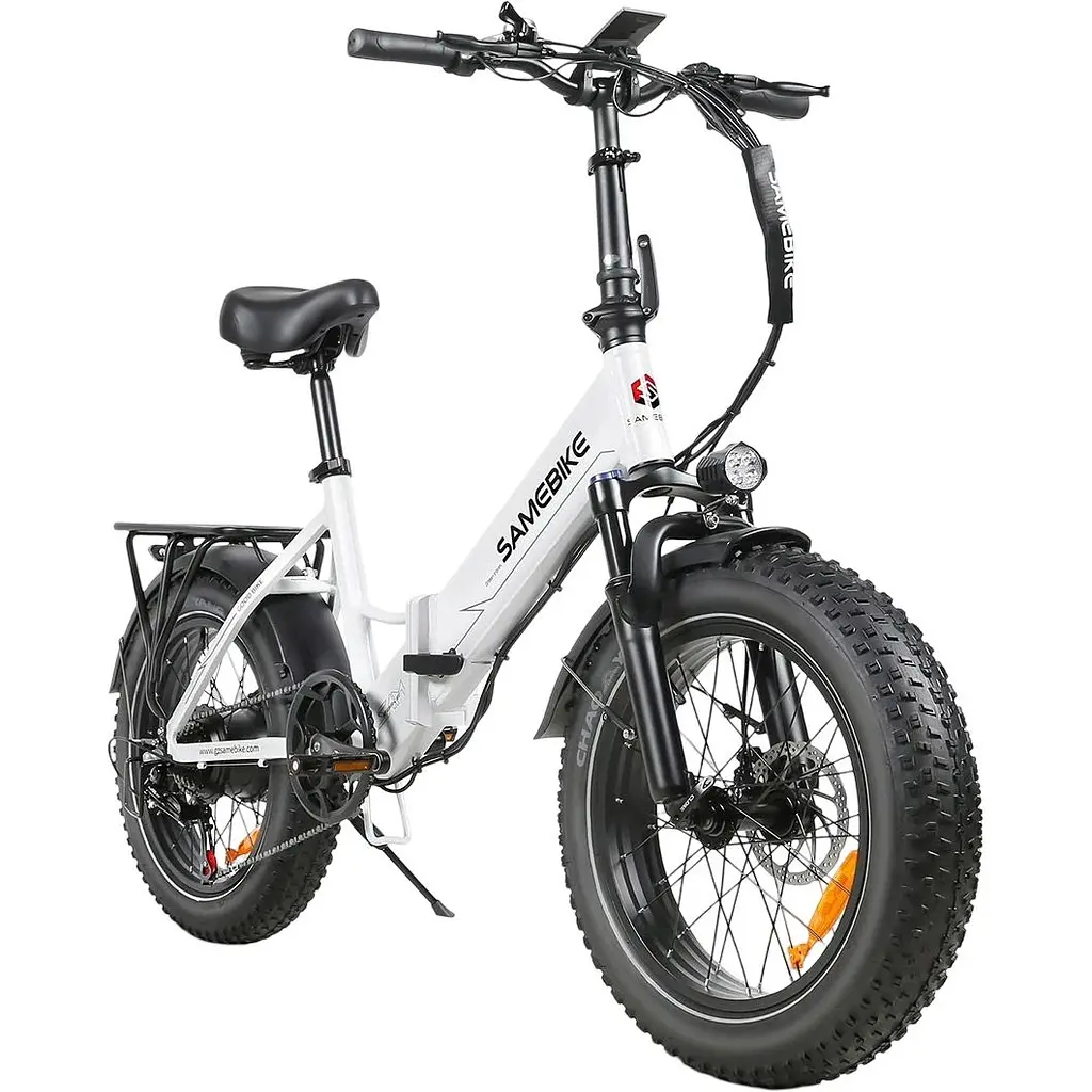 Электровелосипед Samebike LOTDM200-II White [131844] - фото 2