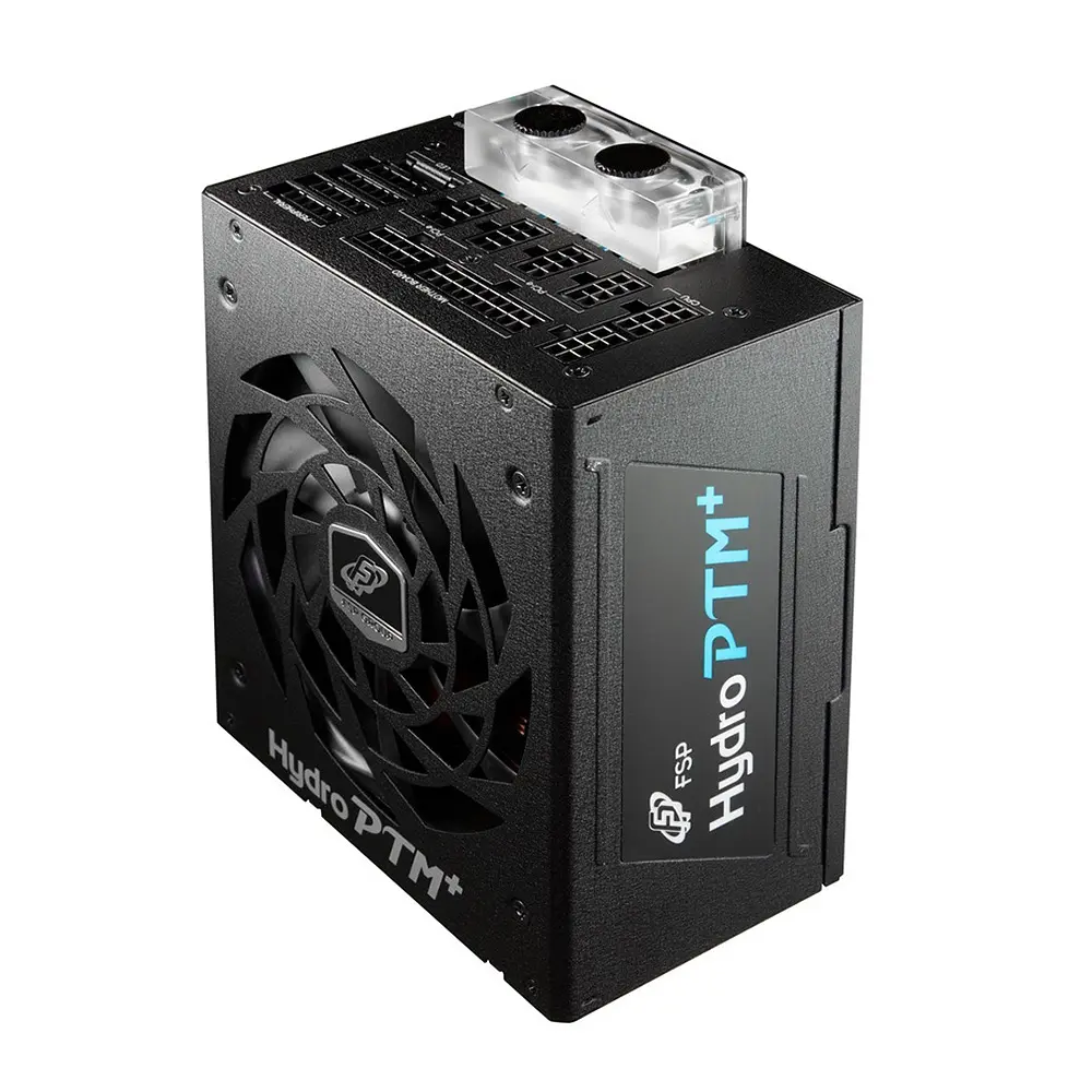 БЖ 850W FSP HYDRO PTM+ HPT850M 80+ Platinum, Рідинне охолодження + 135mm fan, Modular, Retail box - фото 3