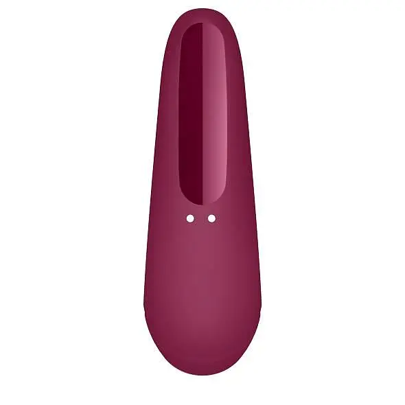 Ваакумный стимулятор клитора Satisfyer Curvy 1+ красный - фото 2