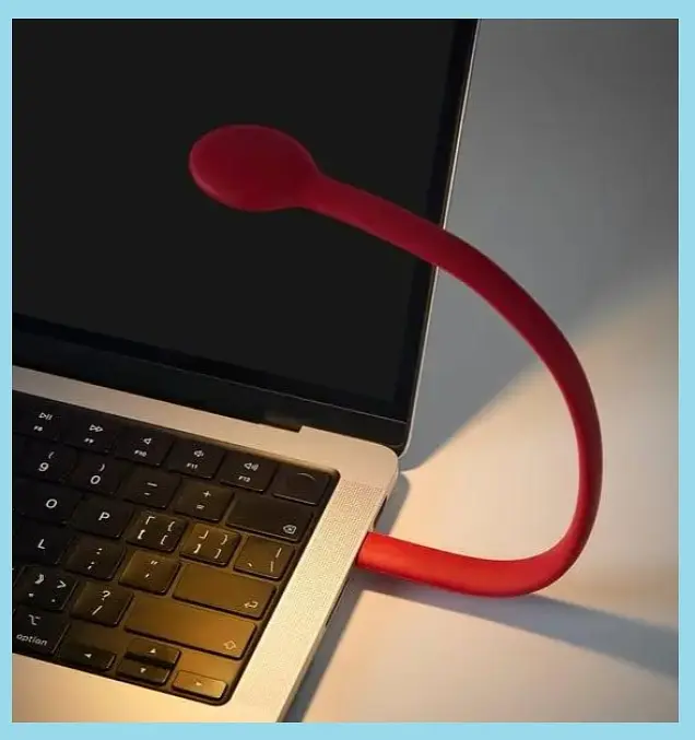 Світлодіодна лампа IKEA червона, USB, 0.7 Вт, довжина 30 см - фото 3