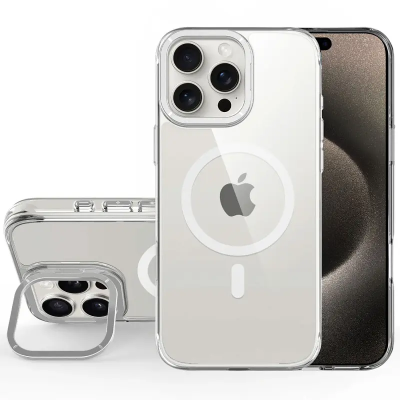 Чохол TPU Space Case Apex with MagSafe для Apple iPhone 16 Pro Max (6.9") Silver