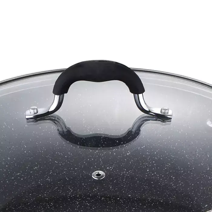 Вок з кришкою MasterPro Home edition 28 см (BGMP-3289-BK) - фото 3