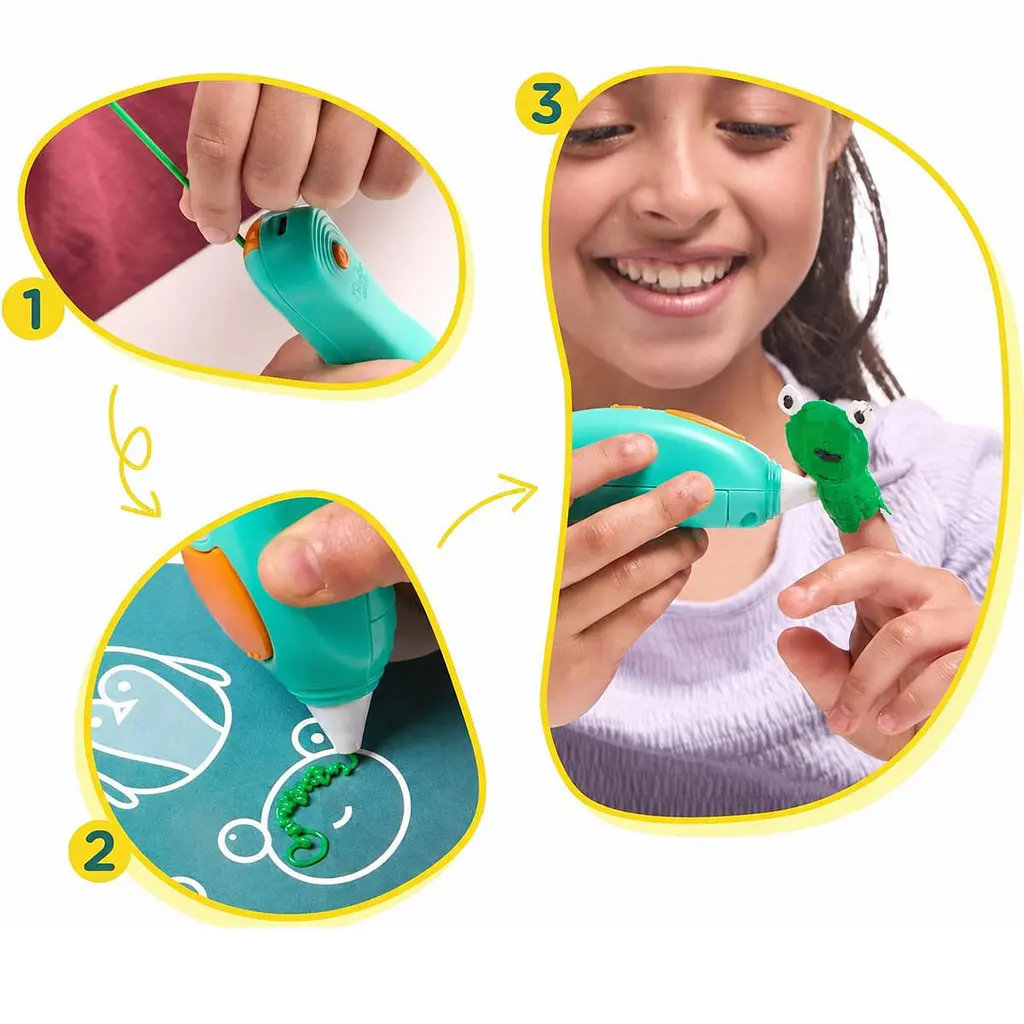3D-ручка для дитячої творчості 3Doodler Start Plus Креатив Плюс 72 стрижні (SPLUS EFG) - фото 3