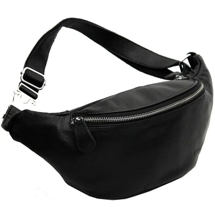 Шкіряна бананка Tiding 8.5х12х30 см sum0025647 - фото 3