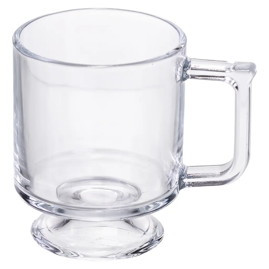 Набор чашек 6 шт для чая и кофе Goblet по 300 (мл) Прозрачный Yiwu HP-19-L6 - фото 2
