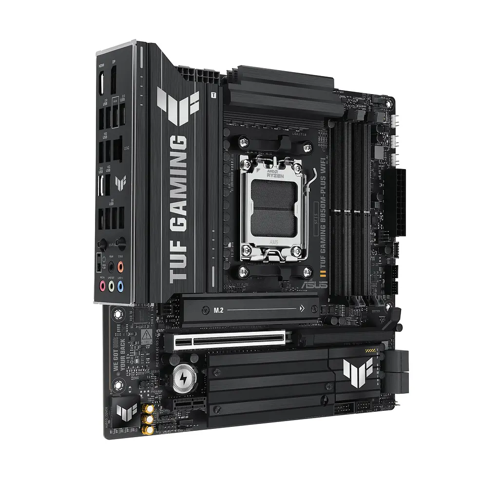 Материнская плата TUF GAMING B850M-PLUS WIFI sAM5 B850 4xDDR5 M.2 HDMI DP Wi-Fi BT mATX Asus teh0018939 - фото 4