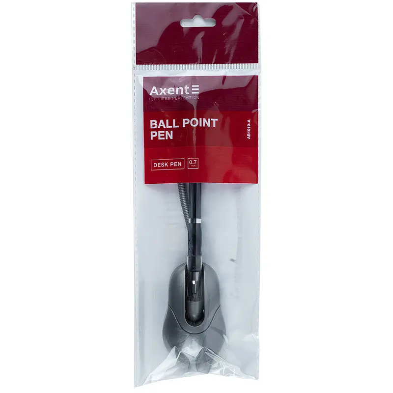 Ручка кулькова настільна Axent Desk Pen 0,7мм синя AB1019-02 - фото 3