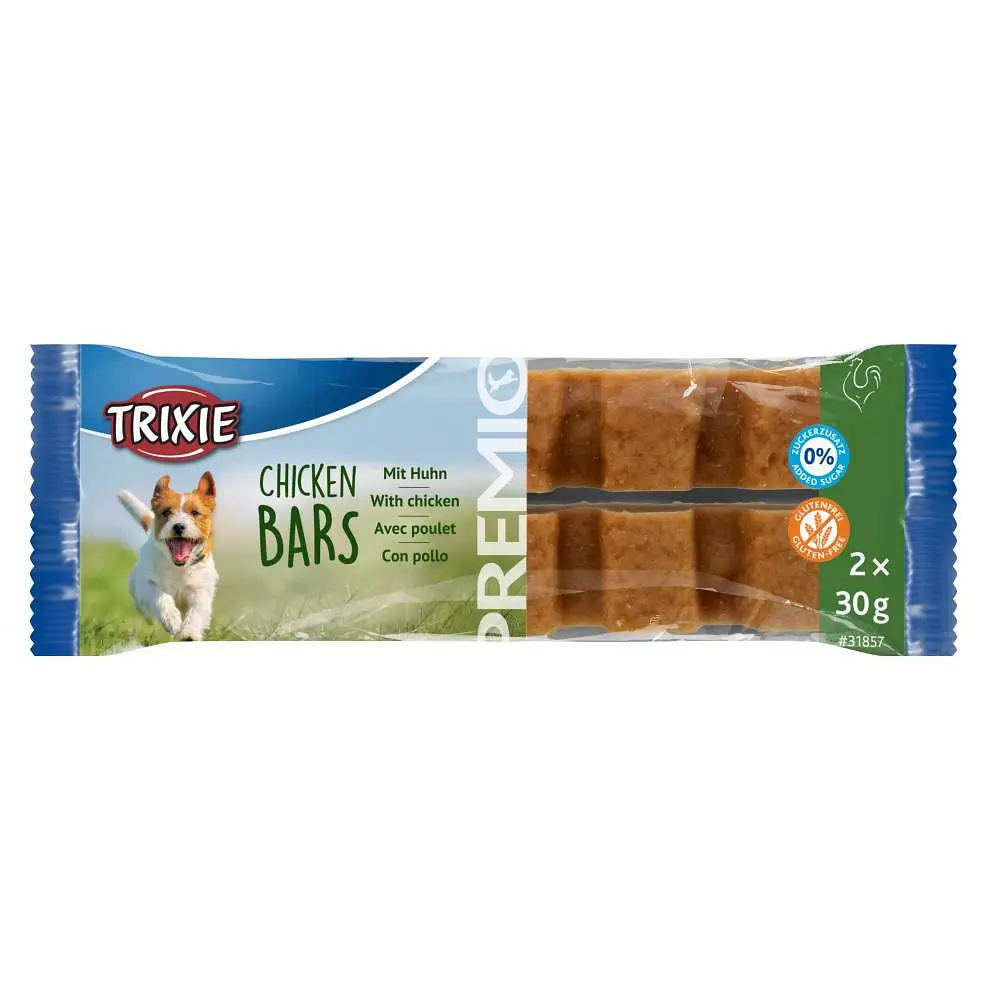 Ласощі Trixie м'ясні батончики для собак PREMIO Chicken Bars, 2шт х 30 г (курка) - фото 2