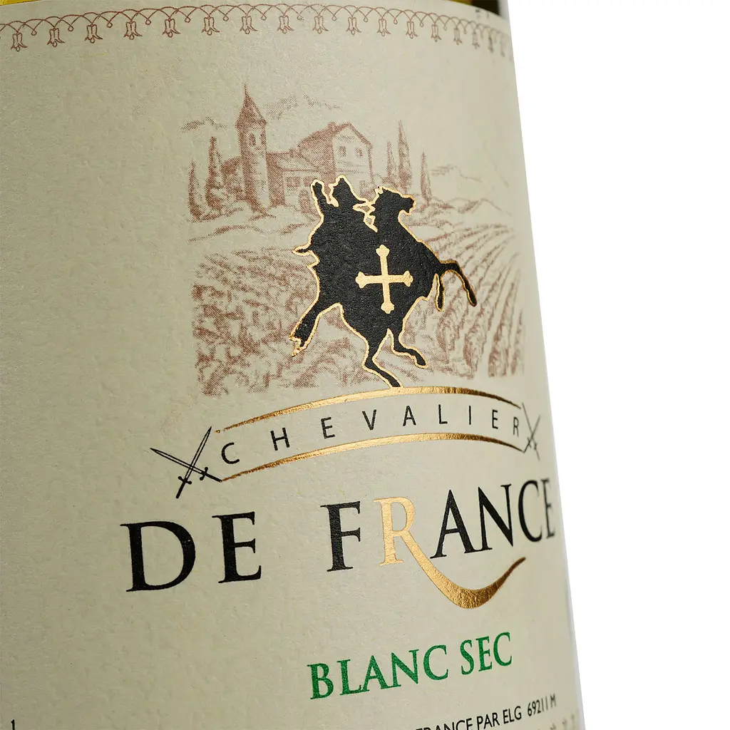 Вино Chevalier de France Blanc Sec, біле, сухе, 0,75 л - фото 5