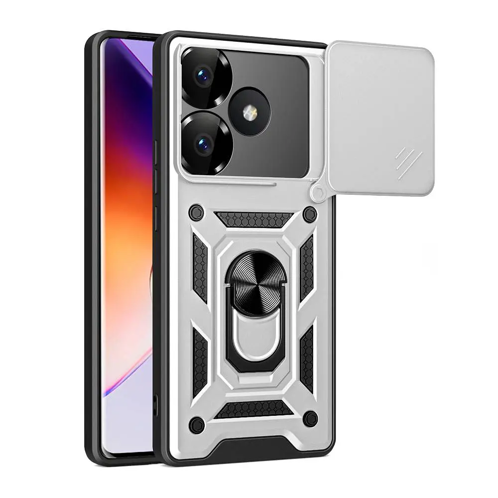 Чохол Armor Guard Shield Xiaomi Poco F6 5G / Redmi Turbo 3 4G Silver (35020_3344793)