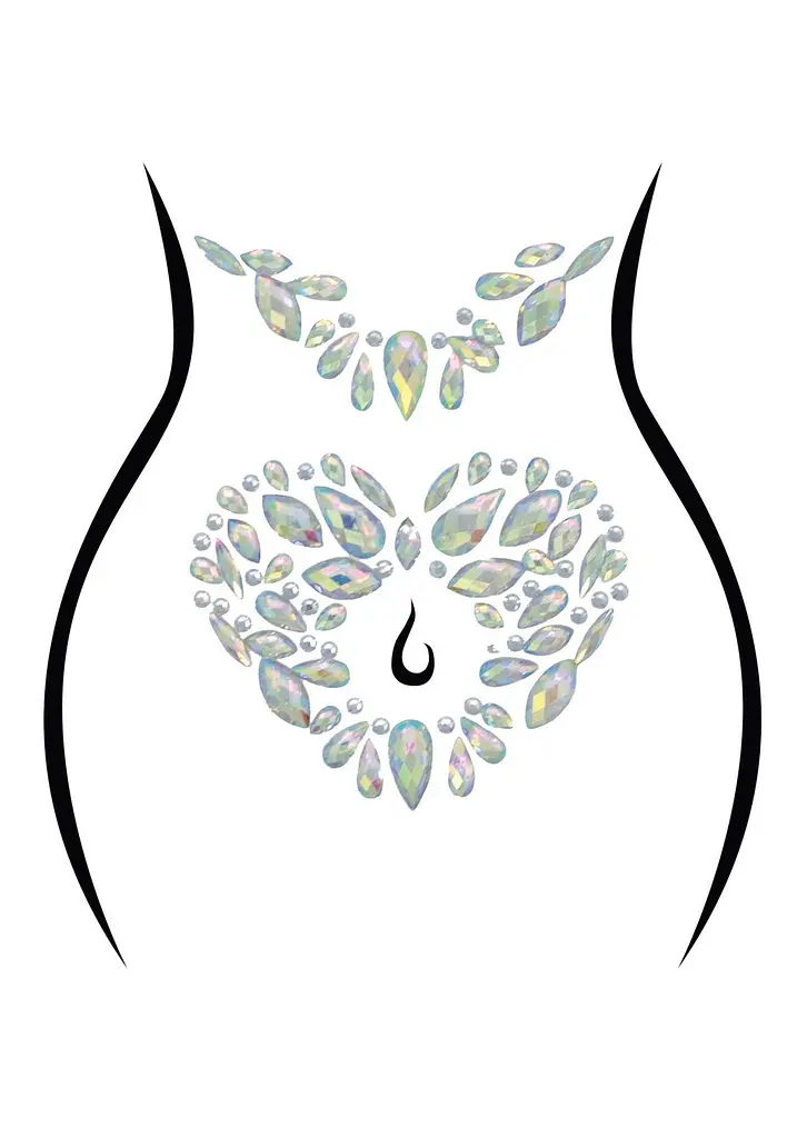 Стрази-прикраси для тіла Leg Avenue Novalie body jewels sticker