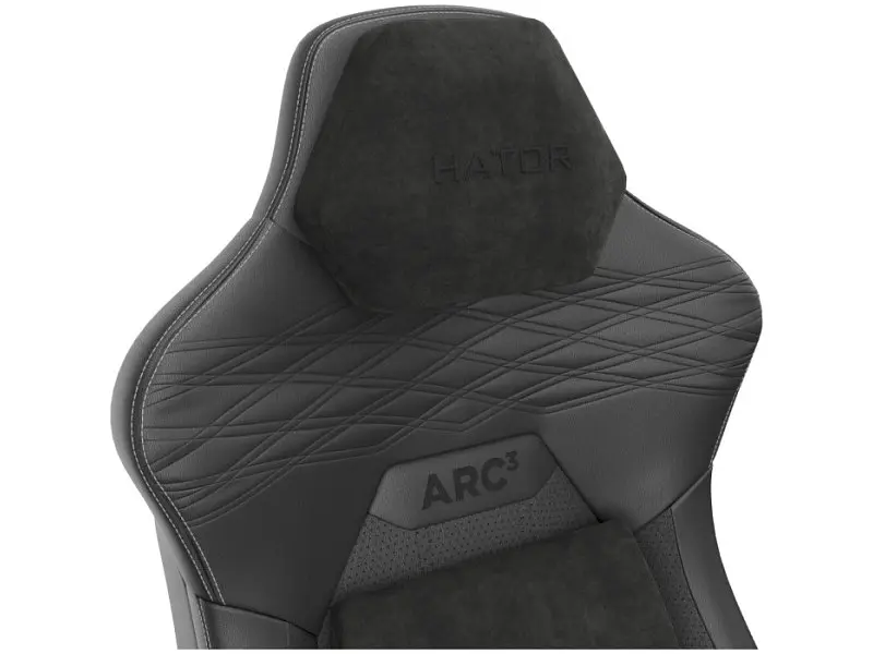 Комп'ютерне крісло для геймера Hator Arc 3 XL PU Black (HTC3400XL) - фото 6