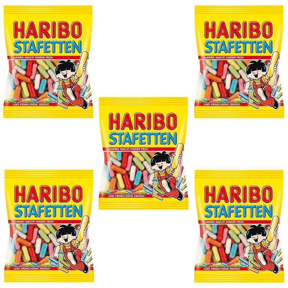 Жувальні лакричні цукерки Haribo Stafetten 160г - фото 4