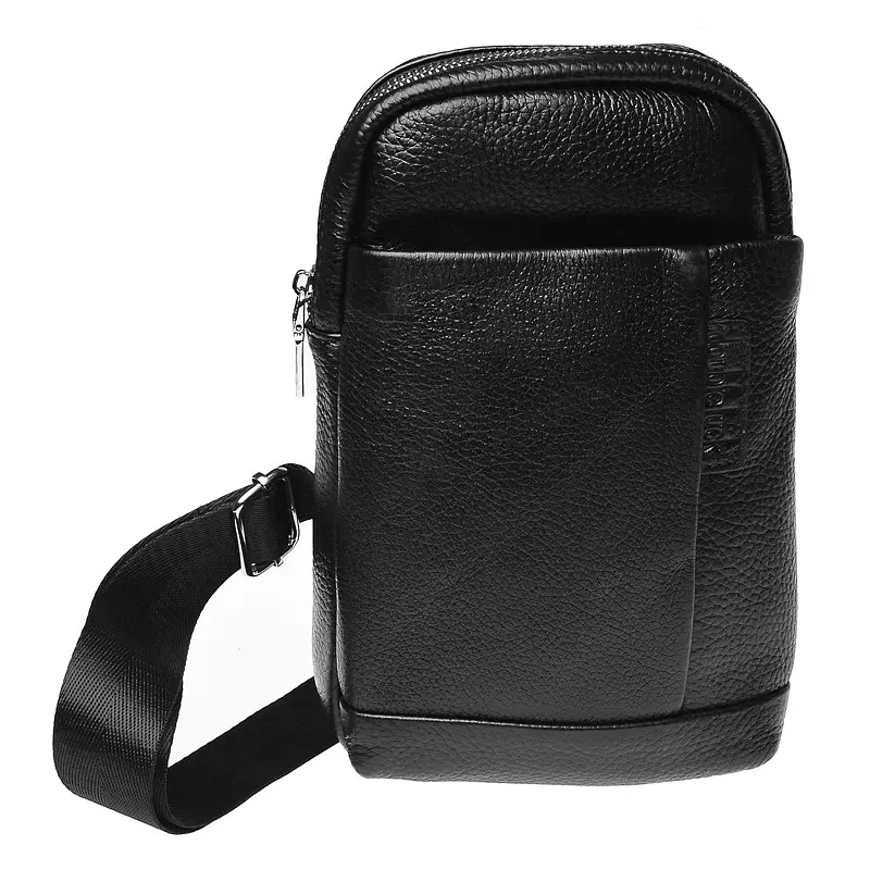 Чоловіча сумка-рюкзак Keizer K18675-black 25х16х6 см Чорний - фото 2