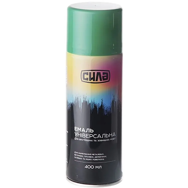 Емаль універсальна Сила RAL 6029 зелена глянцева 400 мл - фото 1