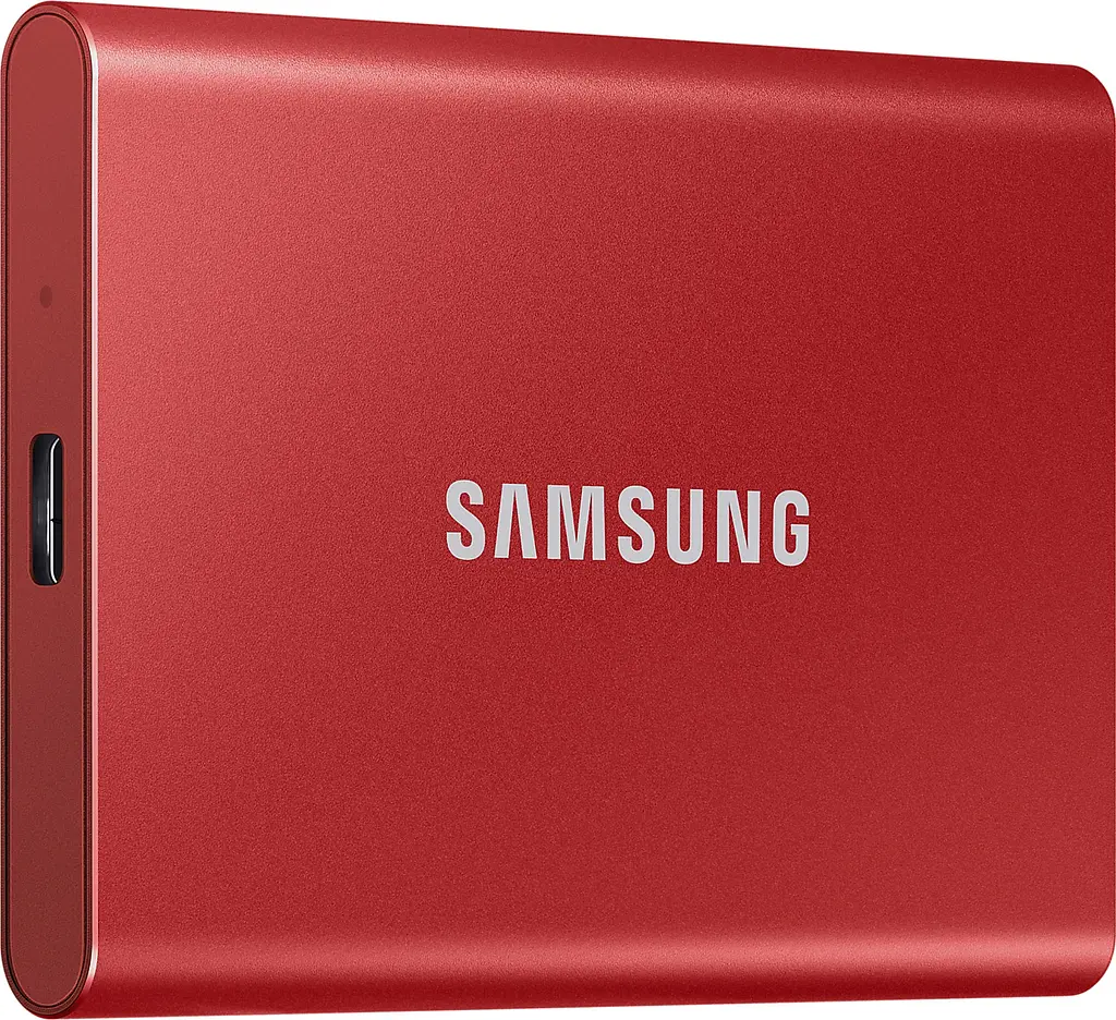Внешний SSD накопитель Samsung T7 500 GB Red [MU-PC500R/WW] [84788] - фото 2