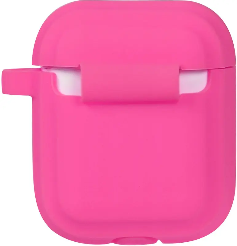 Кейс TOTO Plain Cover With Stripe Style Case AirPods Rose Red - фото 3