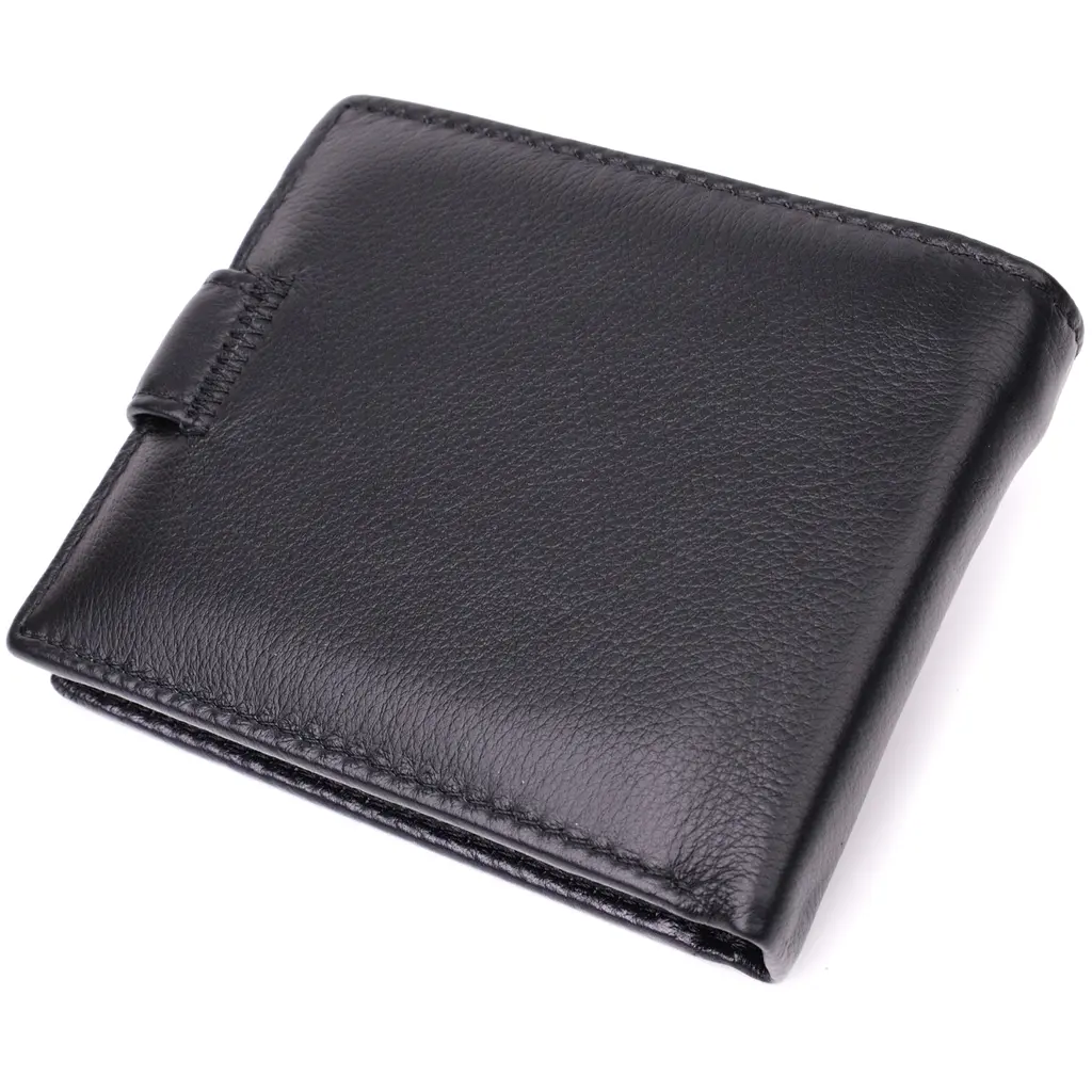 Кожаный мужской бумажник ST Leather 11,5х9,5х2 см acs0028293 - фото 2