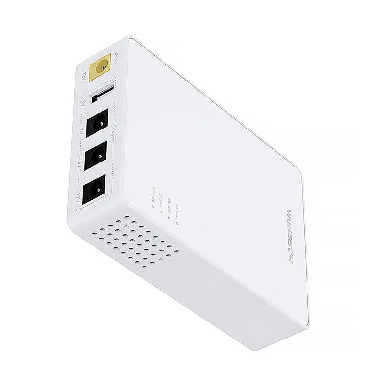 Джерело безперебійного живлення Marsriva DC UPS для роутерів KP3 3xDC+USB OUT 5V/9V/12V, 2А/18W, 10000mAh (37Wh) Li-ion - фото 3