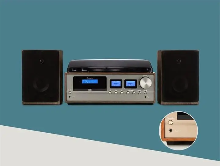 Стереосистема програвач вінілу Auna Oxford (10033735) - фото 8