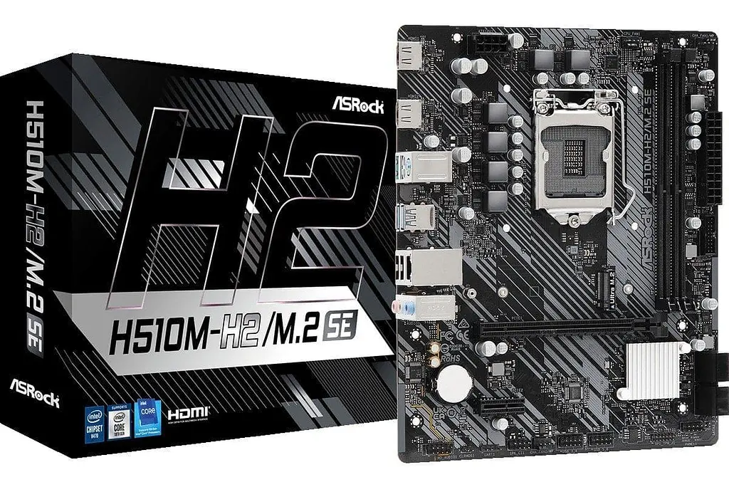 Материнська плата AsRock H510M-H2/M.2 SE (H510M-H2/M.2 SE) (Socket 1200, Intel H510, Micro-ATX) - фото 5