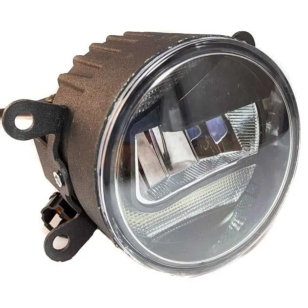 Протитуманні LED Фари круглі / Лінза з ДХО / D87мм / 12V / 6W / 6500K 2 шт. - фото 4