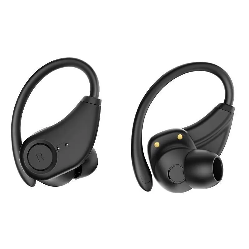 Беспроводные Bluetooth наушники Bluedio S6 V2 с зарядным чехлом черные - фото 3