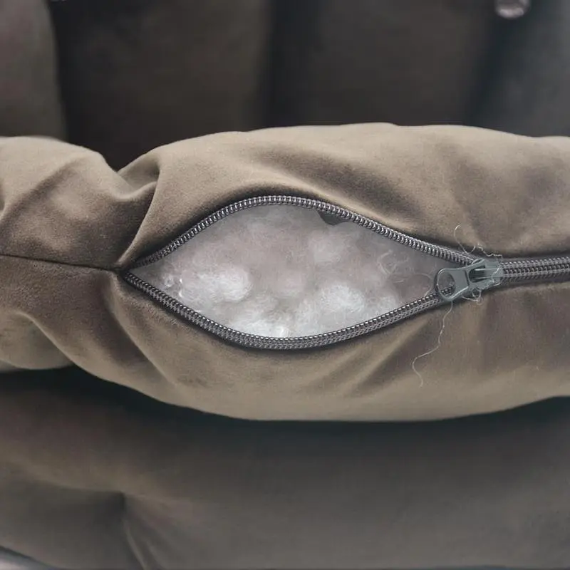 Лежак Zoo-hunt для собак та котів Фараон коричневий №2 37х49х31 см - фото 3