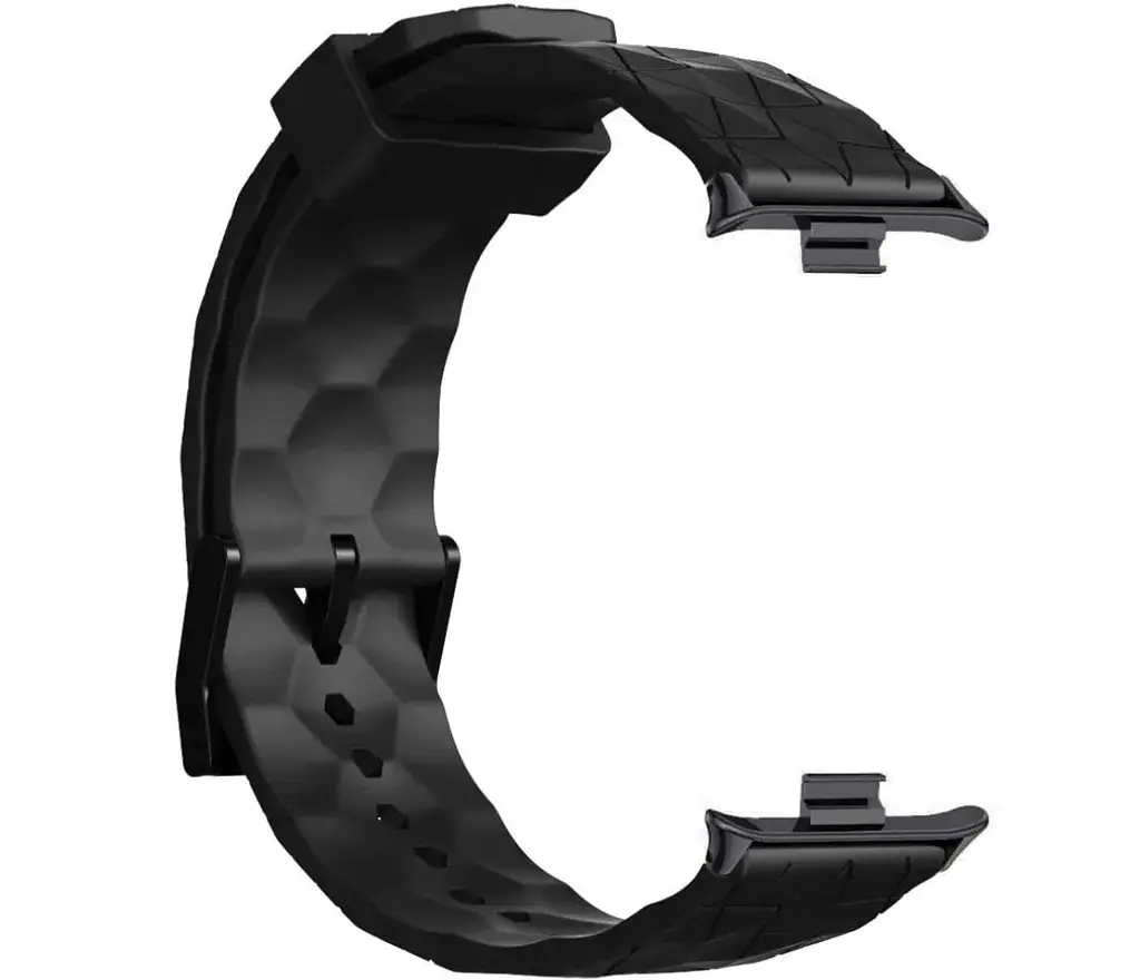 Ремінець Primolux Dimond силіконовий для годинника Xiaomi Redmi Watch 4 / Xiaomi Smart Band 8 Pro - Black - фото 4