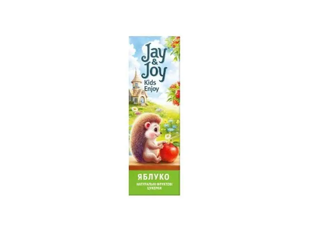Пастила JAY&JOY 32г Цукерки фруктові яблучна