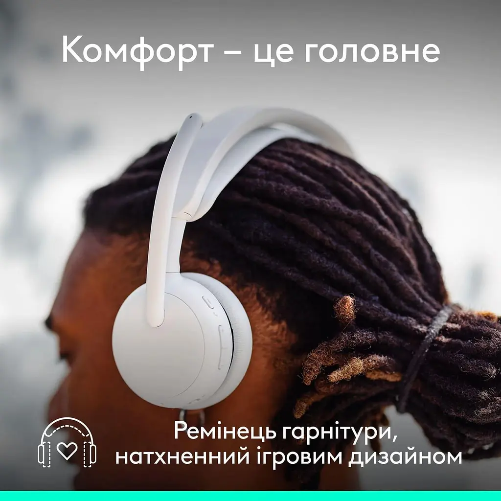 Гарнітура Logitech Zone Wireless 2 ES Headset White (981-001508) - фото 7