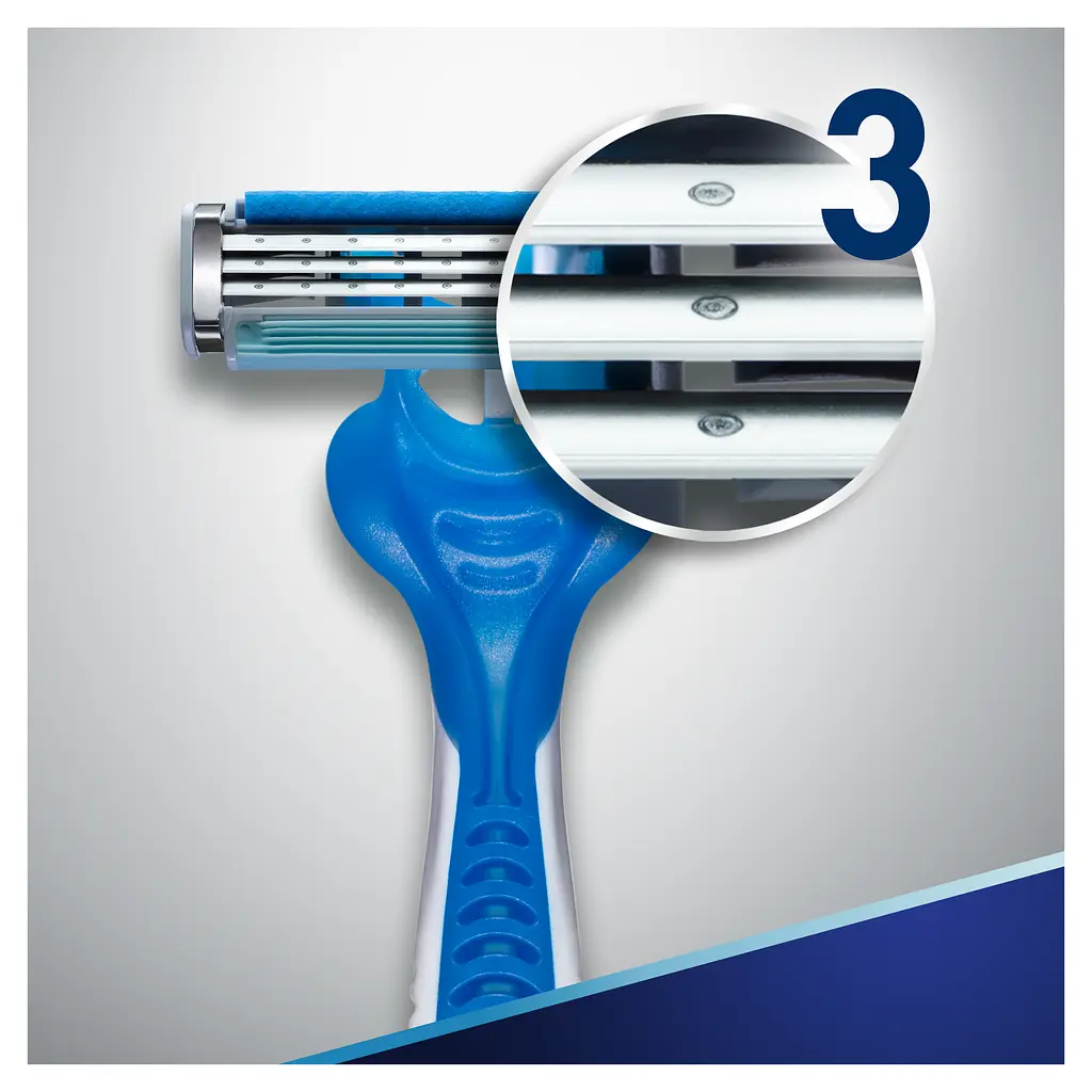 Одноразові станки для гоління Gillette Blue 3 Cool 6 шт. - фото 2