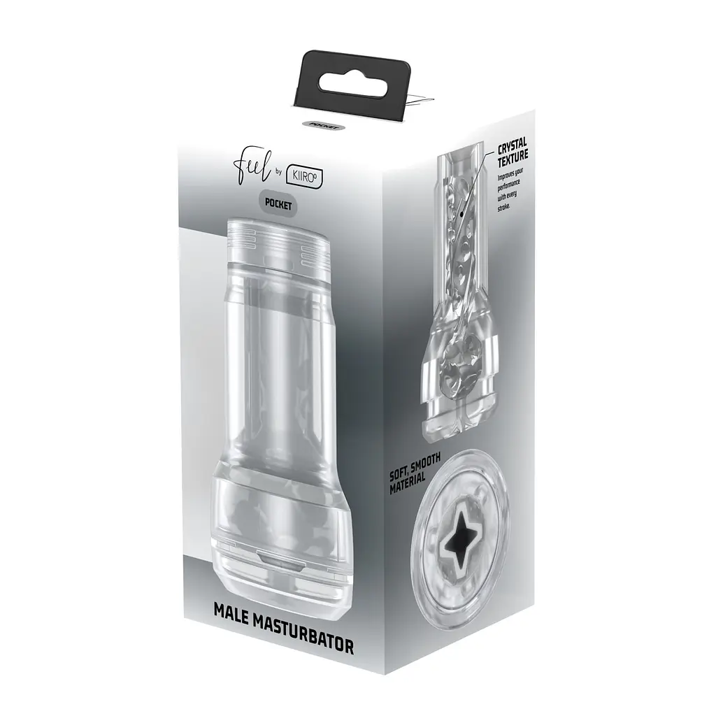 Мастурбатор Kiiroo Feel Pocket Crystal сумісний з PowerBlow - фото 10