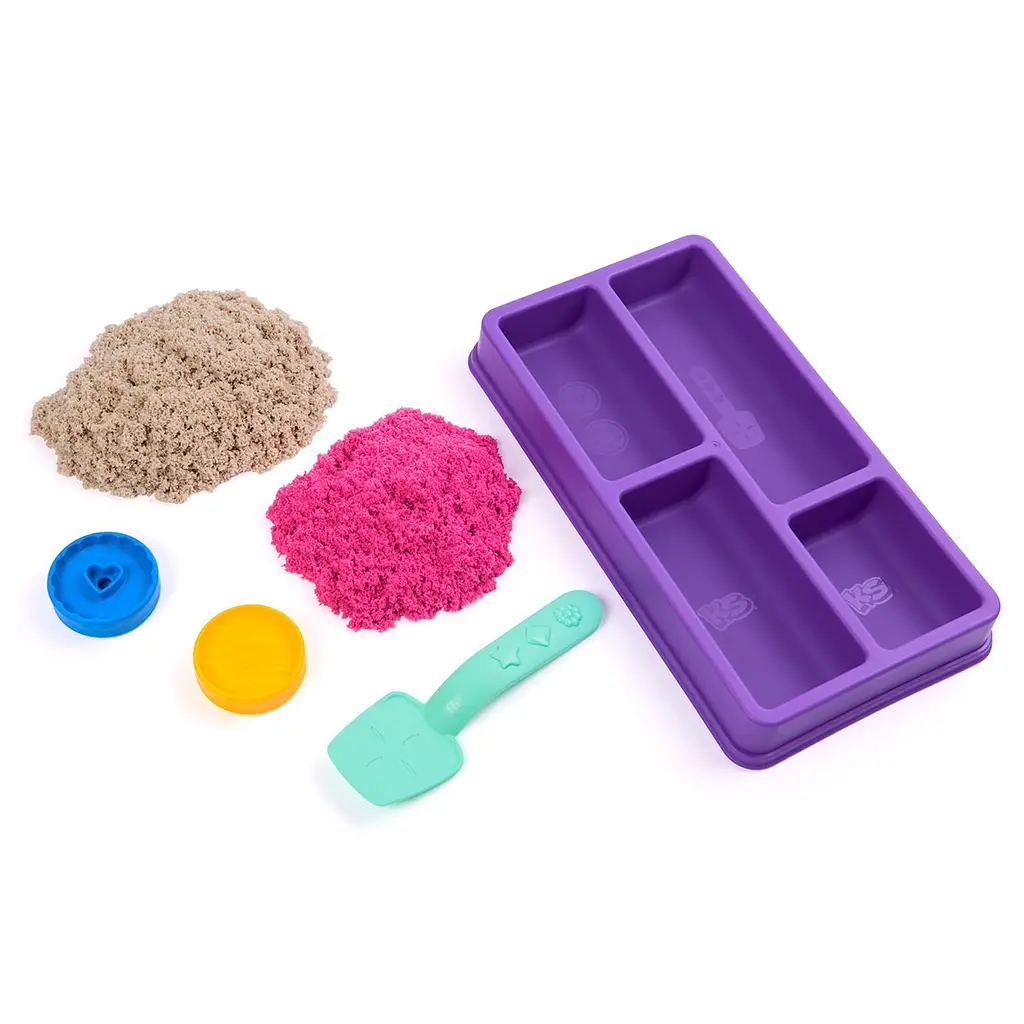 Набор песка для творчества Kinetic Sand Цветное печенье - фото 3