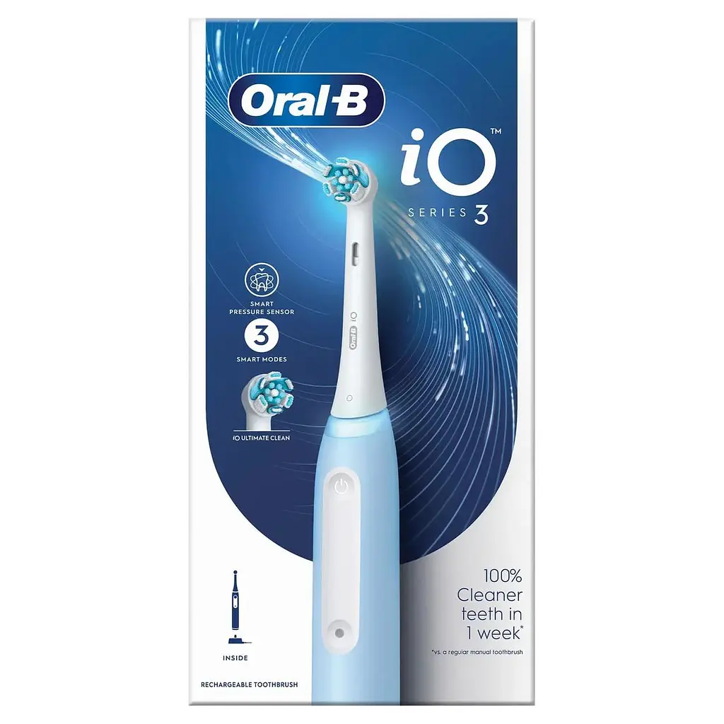 Зубна електрощітка Braun Oral-B iO Series 3 iOG3.1A6.0 Ice Синій - фото 6