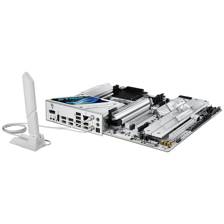 ASUS Материнська плата ROG STRIX Z890-A GAMING WIFI s1851 Z890 4xDDR5 M.2 DP HDMI Wi-Fi BT ATX білий - фото 10