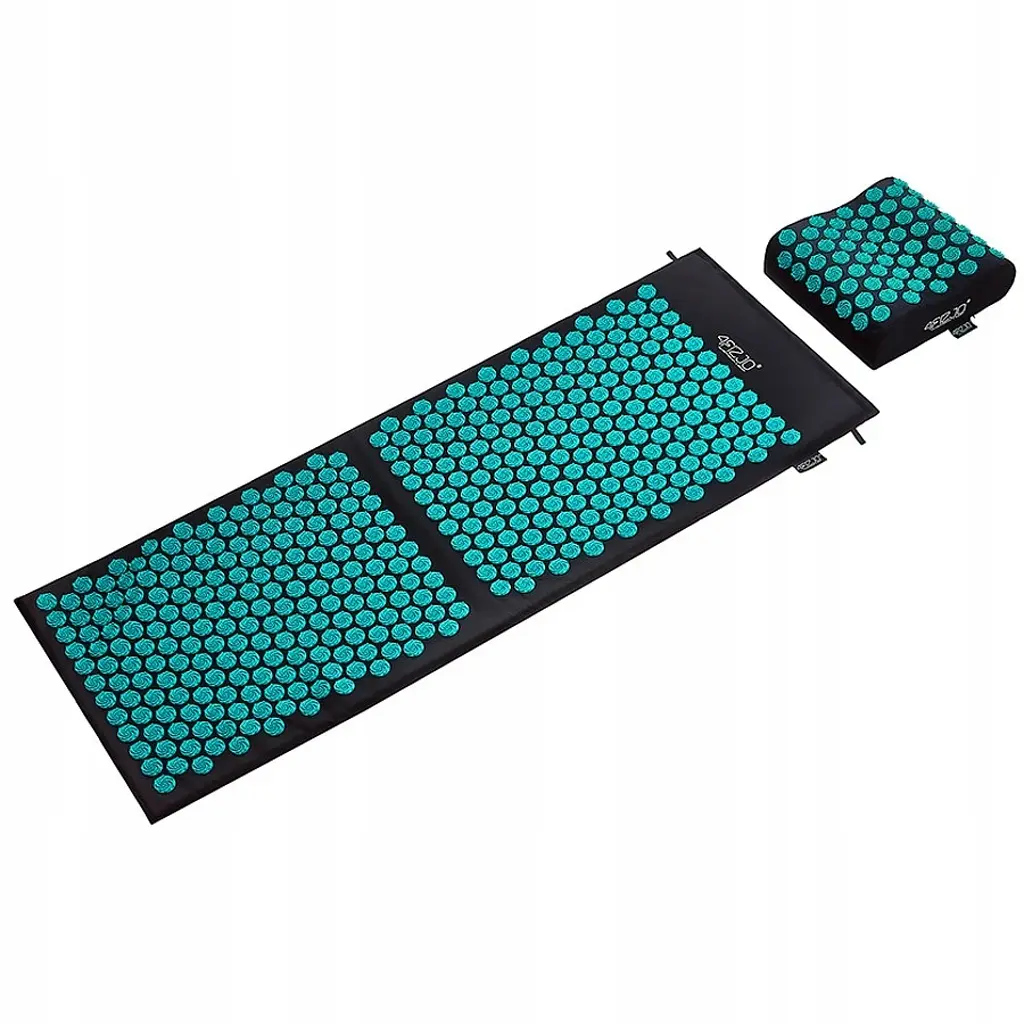 Килимок акупунктурний 4FIZJO Eco Mat XL Аплікатор Кузнєцова з подушкою 110 x 42 см 4FJ0384 Black/Blue (P-5907739313874) - фото 9