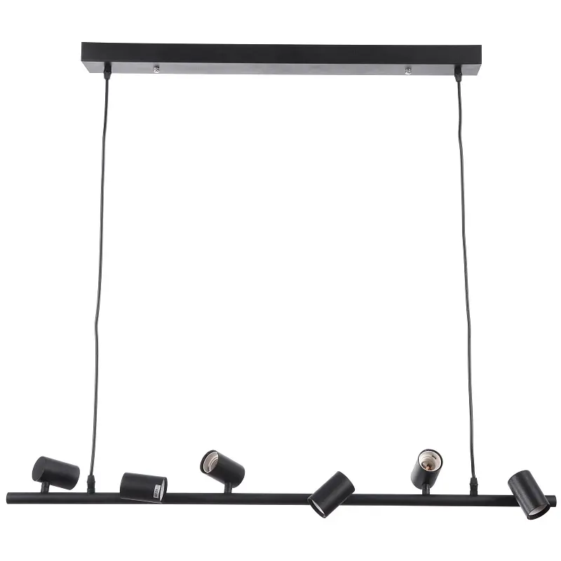 Люстра Brille лофт підвісна E27 60W BK (BL-297S/6) - фото 3