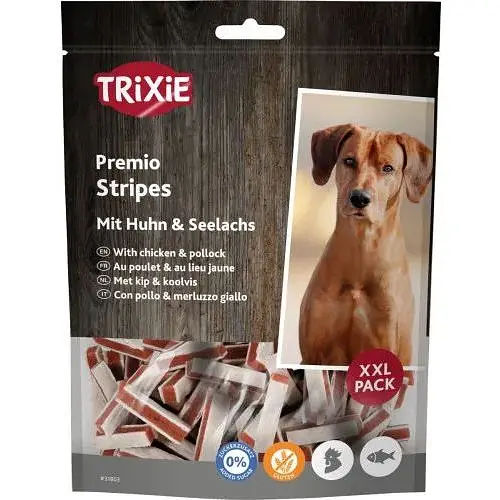 Ласощі для собак Trixie Premio Fish Chicken Stripes XXL палички курка та минтай 300 г