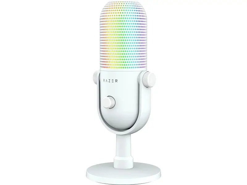 Мікрофон для ПК/ для стрімінгу, подкастів Razer Seiren V3 Chroma White (RZ19-05060200-R3M1) - фото 2