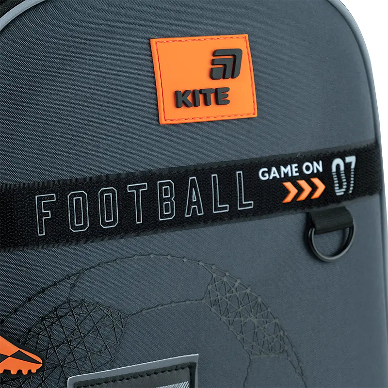 Рюкзак Kite Education каркасний 555 Goal Сірий (K26-555S-6) - фото 14