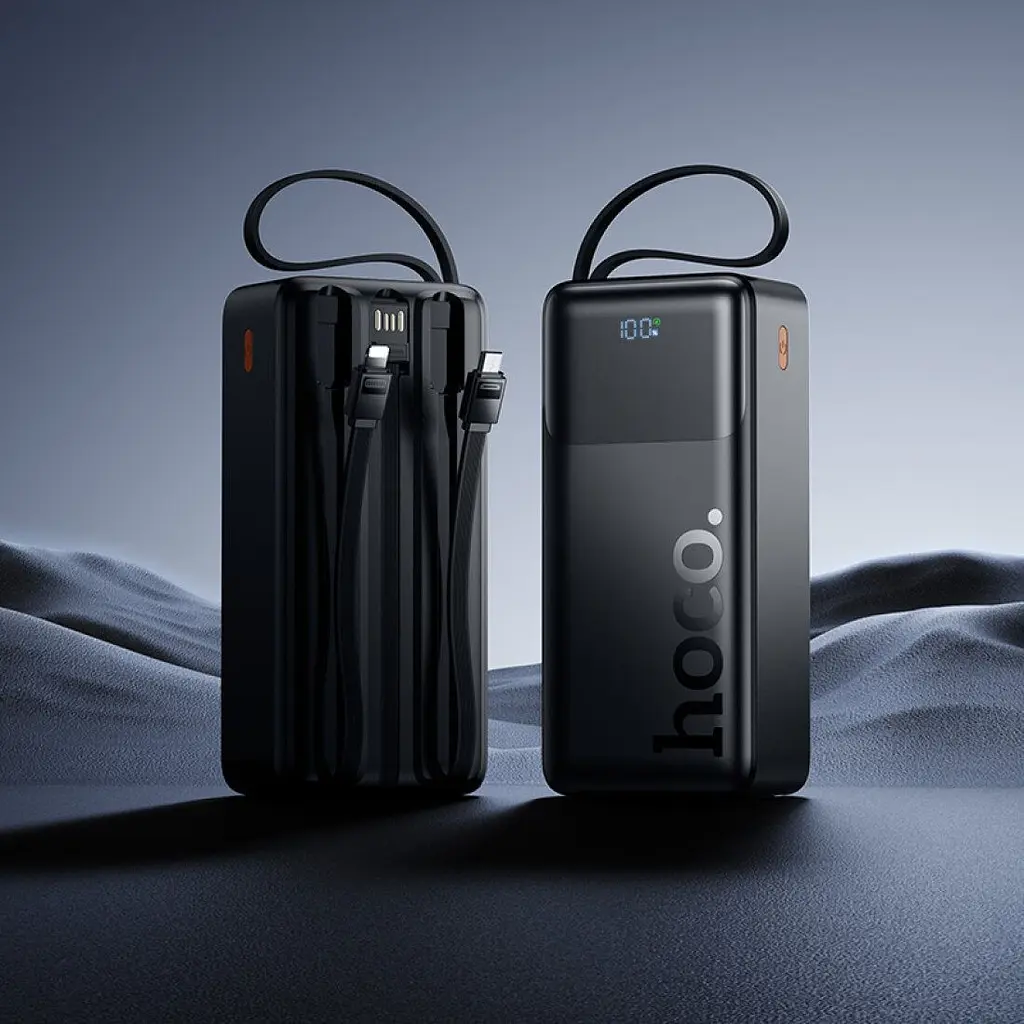 Зовнішній акумулятор Hoco J156B Founder 30000mAh 22.5W Black [156053] - фото 8